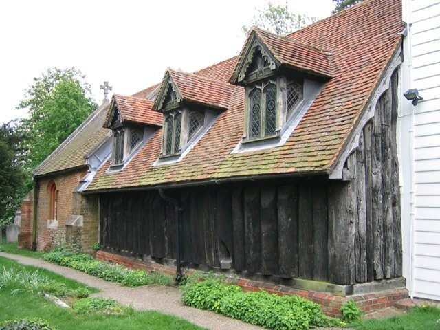 1000 year old standrews church, greensted, essex