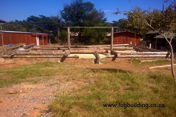 Hennie's retirement project log home